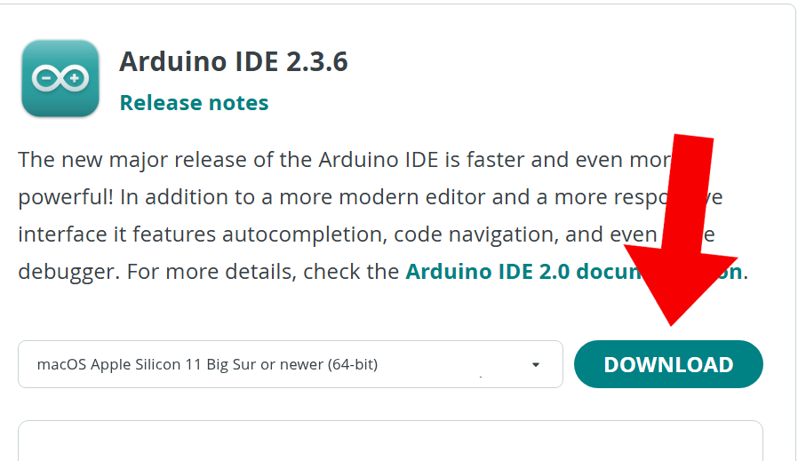Arduino indirme sayfası